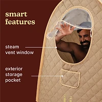 HoMedics SaunaZen Portable Steam Sauna