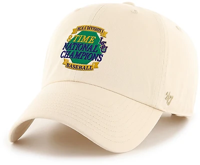 47 Adults' LSU 2025 CWS Multi National Champs Clean Up Cap