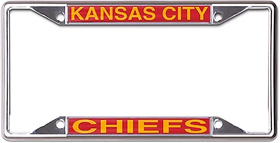 WinCraft Chiefs Team Chrome License Frame