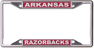 WinCraft Arkansas Team Chrome License Frame