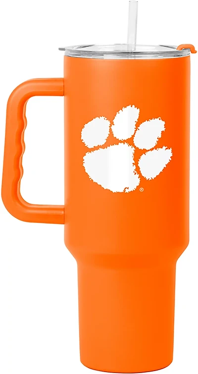Logo Brands Clemson Flipside Powder Coat 40 oz Tumbler