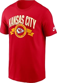 Nike Men's Chiefs Rewind Front and Back Hit Essential T-shirt