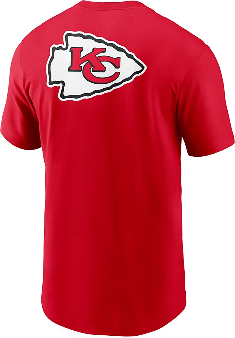 Nike Men's Chiefs Rewind Front and Back Hit Essential T-shirt