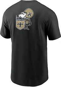 Nike Men's Saints Rewind Front and Back Hit Essential T-shirt