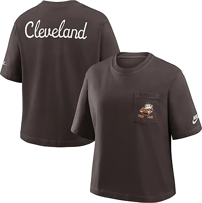 Nike Women's Browns Rewind Pocket Boxy T-shirt