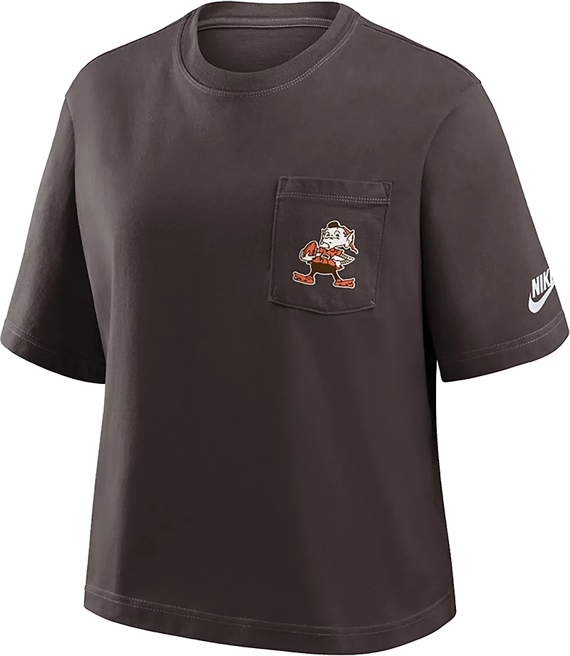 Nike Women's Browns Rewind Pocket Boxy T-shirt