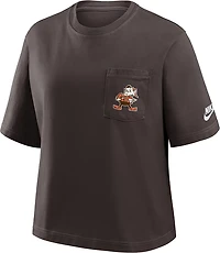 Nike Women's Browns Rewind Pocket Boxy T-shirt