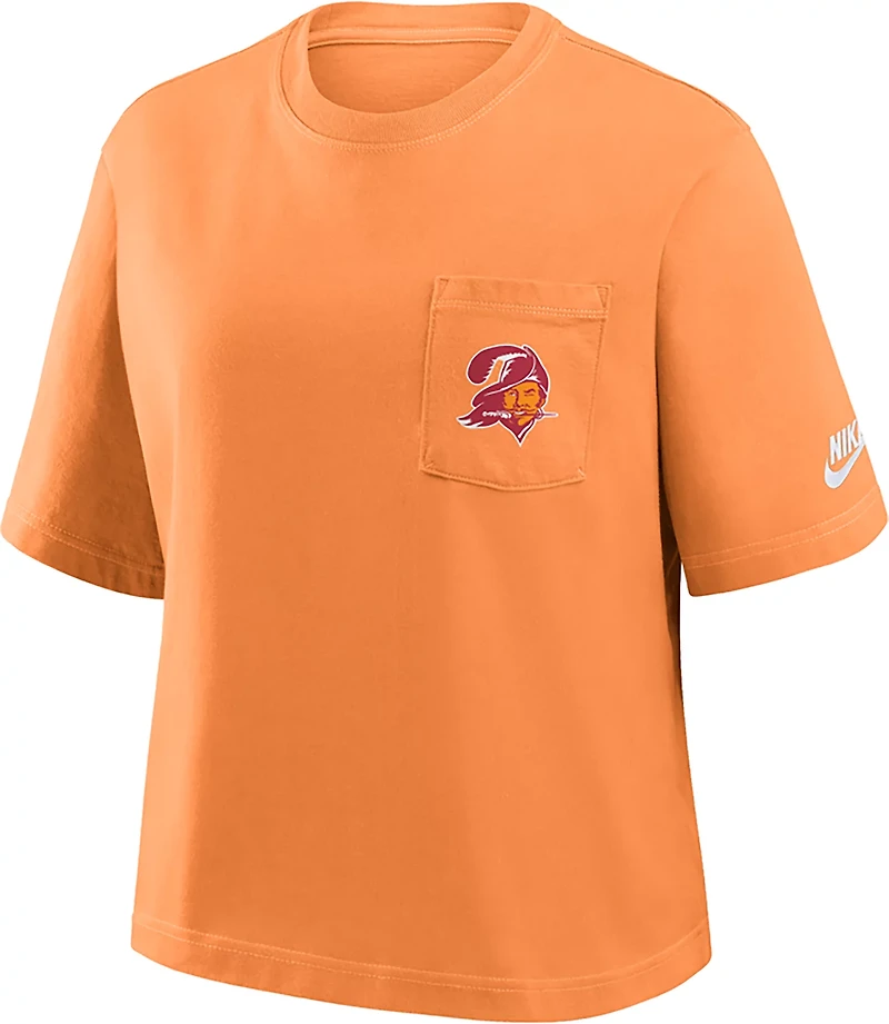 Nike Women's Buccaneers Rewind Pocket Boxy T-shirt