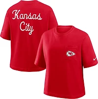 Nike Women's Chiefs Rewind Pocket Boxy T-shirt