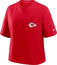 Nike Women's Chiefs Rewind Pocket Boxy T-shirt