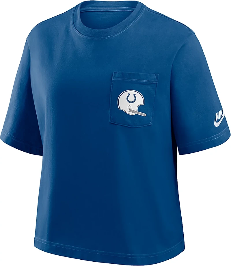Nike Women's Colts Rewind Pocket Boxy T-shirt