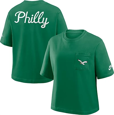 Nike Women's Eagles Rewind Pocket Boxy T-shirt