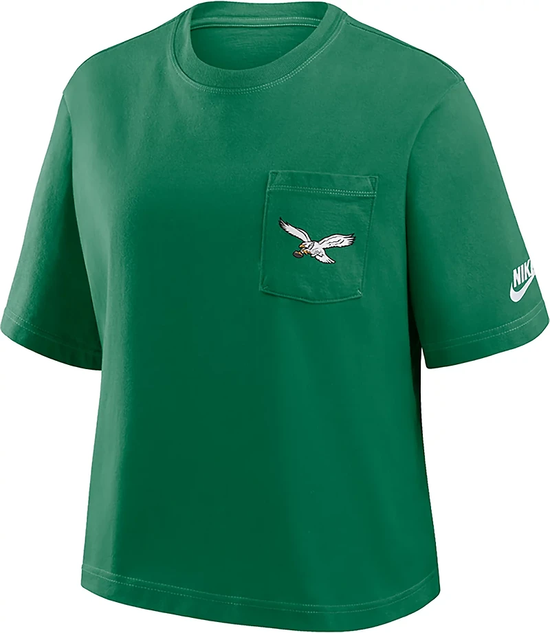 Nike Women's Eagles Rewind Pocket Boxy T-shirt