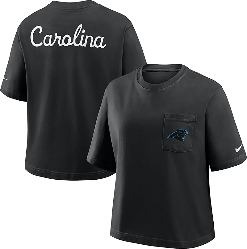 Nike Women's Panthers Rewind Pocket Boxy T-shirt