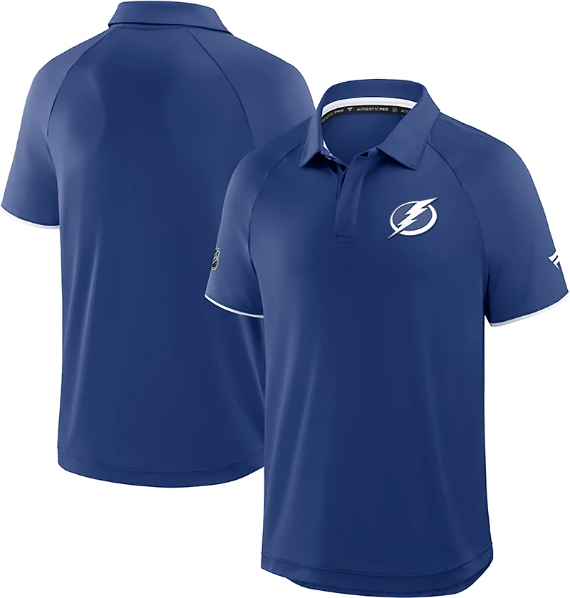 Fanatics Men's Lightning Authentic Pro Rink Polo Shirt