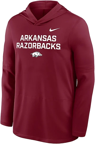 Nike Men's Arkansas Dri Fit Stripe Victory Polo Shirt