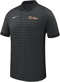 Nike Men's Oklahoma State Dri Fit Stripe Victory Polo Shirt