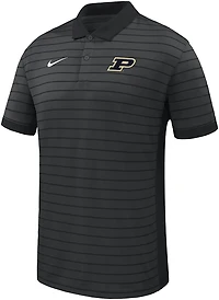 Nike Men's Purdue Dri Fit Stripe Victory Polo Shirt