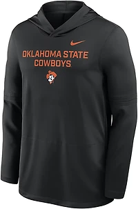 Nike Men's Oklahoma State School Dri-FIT Lightweight Hooded Long Sleeve Top