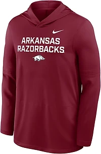 Nike Men's Arkansas School Dri-FIT Lightweight Hooded Long Sleeve Top
