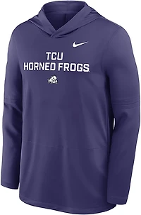 Nike Men's TCU School Dri-FIT Lightweight Hooded Long Sleeve Top
