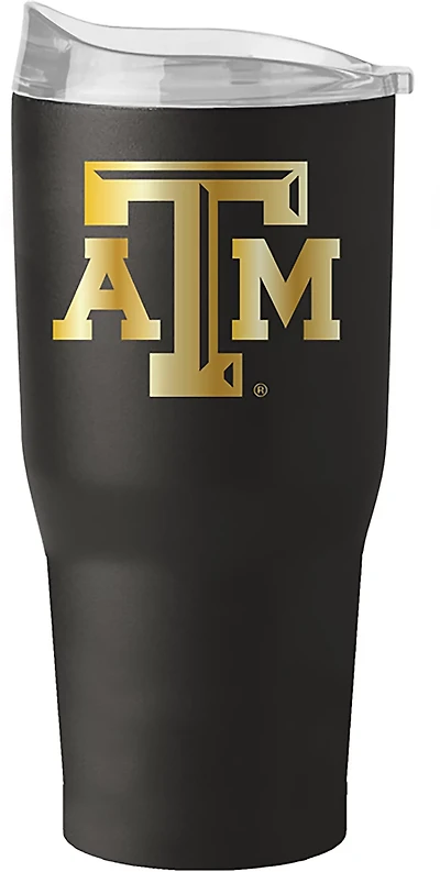 Logo Texas A&M Aggies Black Foil 30oz Tumbler
