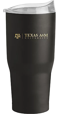 Logo Texas A&M Aggies Black Foil 30oz Tumbler