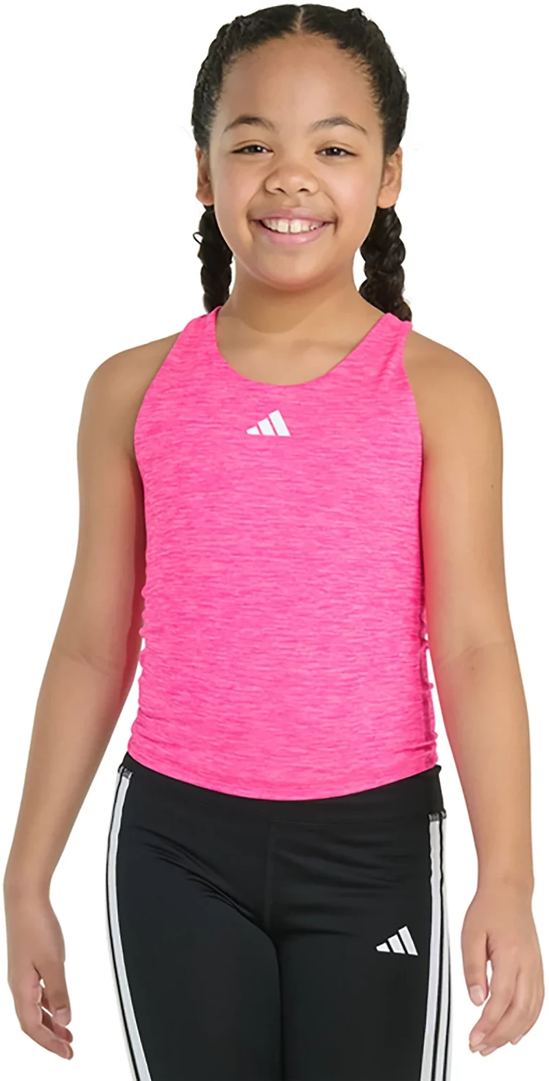adidas Girls' Melange Training Tank Top