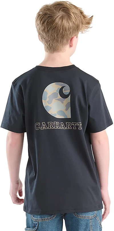 Carhartt Boys' Camo "C" Pocket Short Sleeve T-shirt