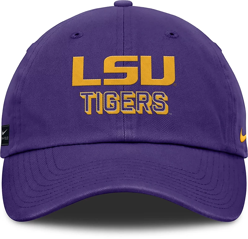 Nike Men's LSU Primary Logo Gameday Unstructured Adjustable Club Cap