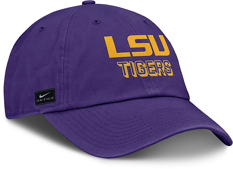 Nike Men's LSU Primary Logo Gameday Unstructured Adjustable Club Cap