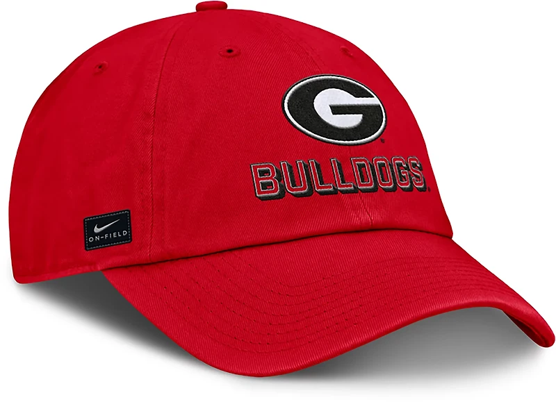 Nike Men's Georgia Primary Logo Gameday Unstructured Adjustable Club Cap