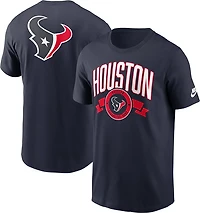Nike Men's Houston Texans Rewind Front and Back Hit Essential T-shirt
