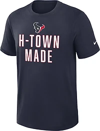 Nike Men's Houston Texans Rewind Slub Short Sleeve T-shirt