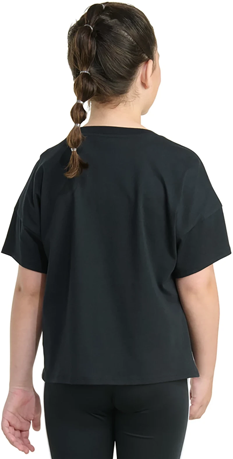 adidas Girls' Tossed Ditsy Drop Shoulder Short Sleeve Graphic T-shirt