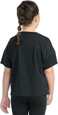 adidas Girls' Tossed Ditsy Drop Shoulder Short Sleeve Graphic T-shirt