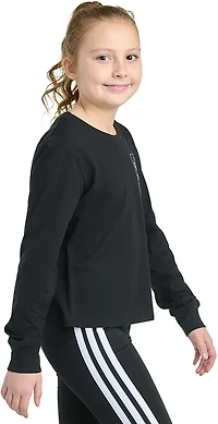 adidas Girls' Cat Story Regular Fit Long Sleeve Graphic T-shirt