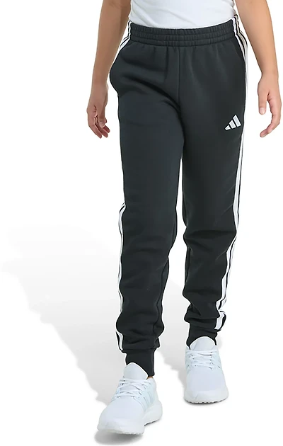 adidas Girls' Bold 3-Stripe Joggers