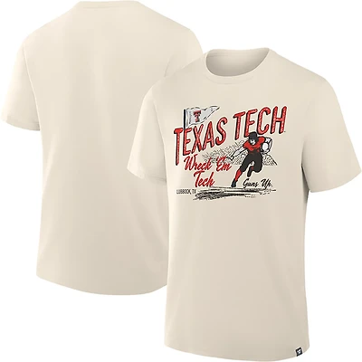 Fanatics Men's Texas Tech Vintage Hand Drawn Cotton T-shirt