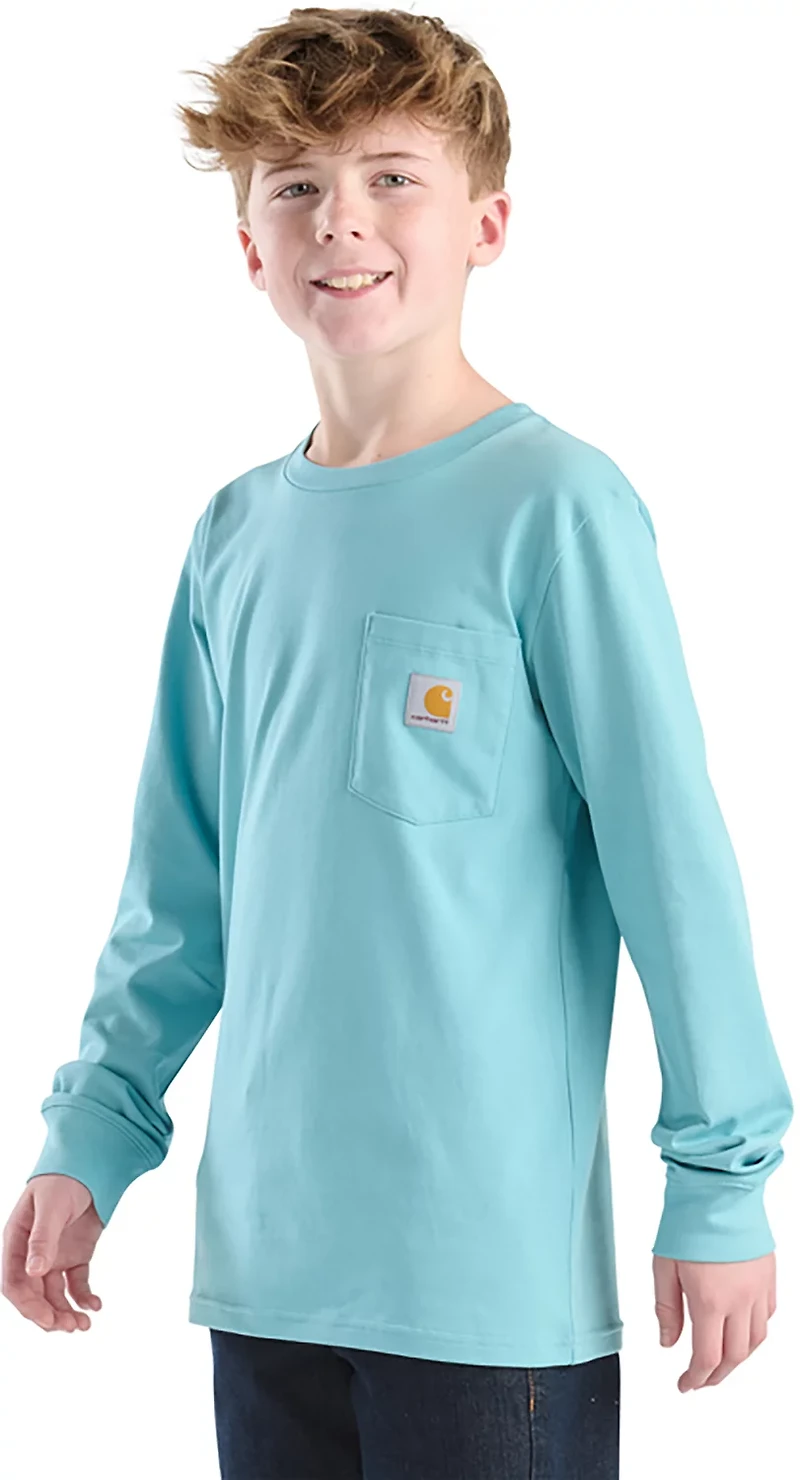 Carhartt Boys' Truck Long Sleeve Pocket T-shirt