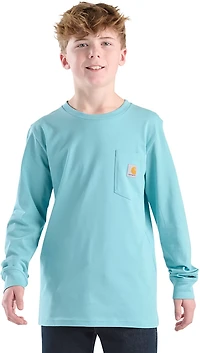 Carhartt Boys' Truck Long Sleeve Pocket T-shirt