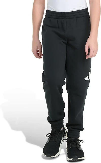adidas Boys' Essential Big Logo Fleece Joggers