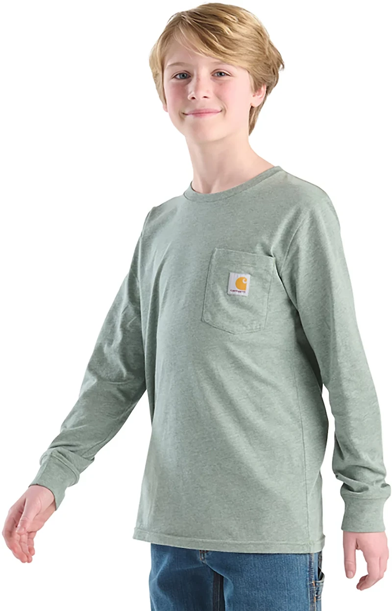 Carhartt Boys' Deer Long Sleeve Pocket T-shirt