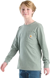 Carhartt Boys' Deer Long Sleeve Pocket T-shirt