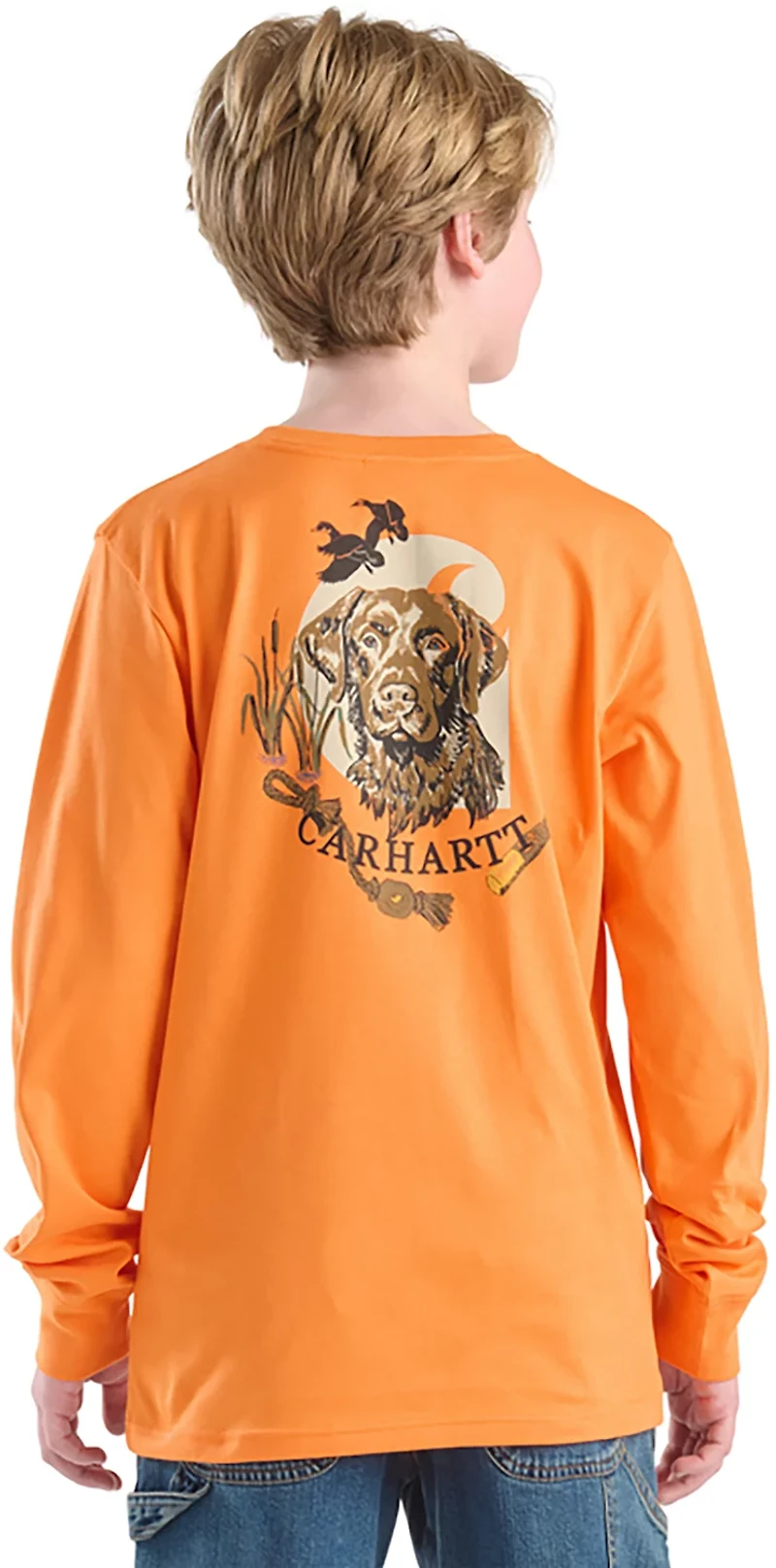 Carhartt Boys' Dog Long Sleeve Pocket T-shirt