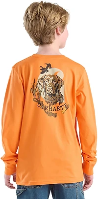 Carhartt Boys' Dog Long Sleeve Pocket T-shirt