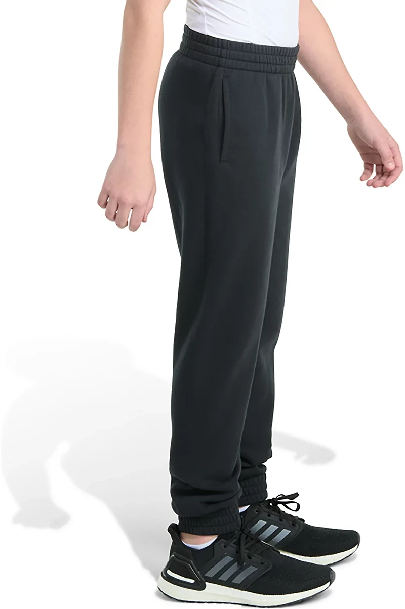 adidas Boys' Essential Big Logo Fleece Joggers