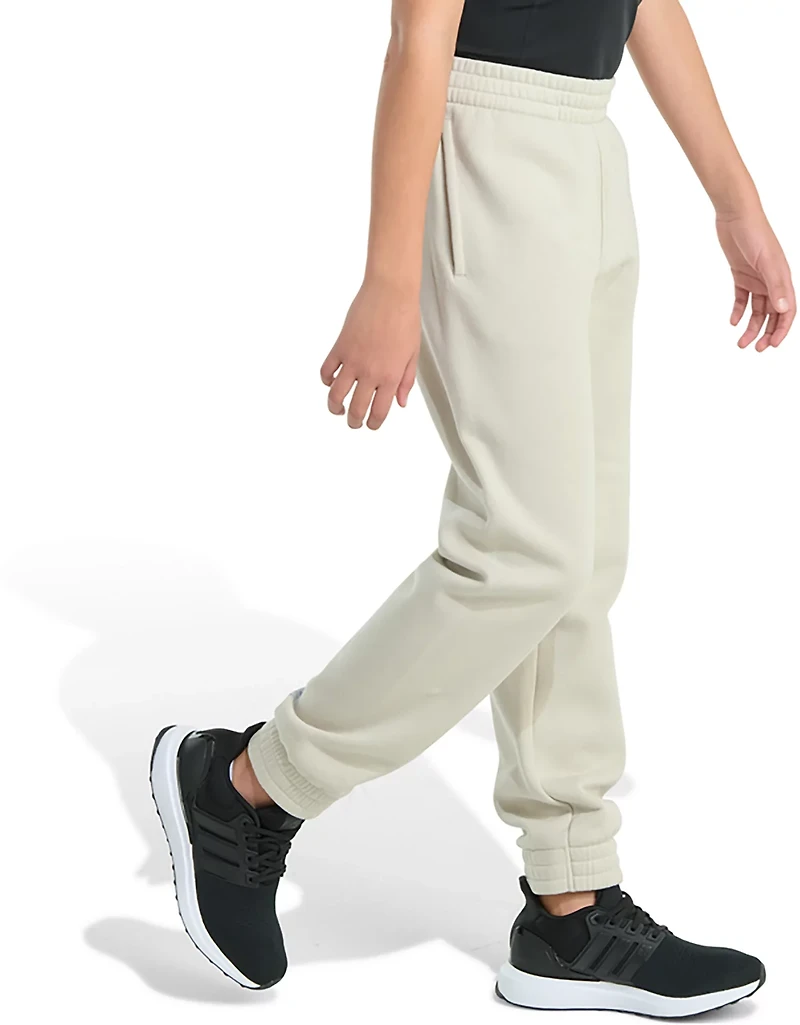 adidas Boys' Essential Big Logo Fleece Joggers