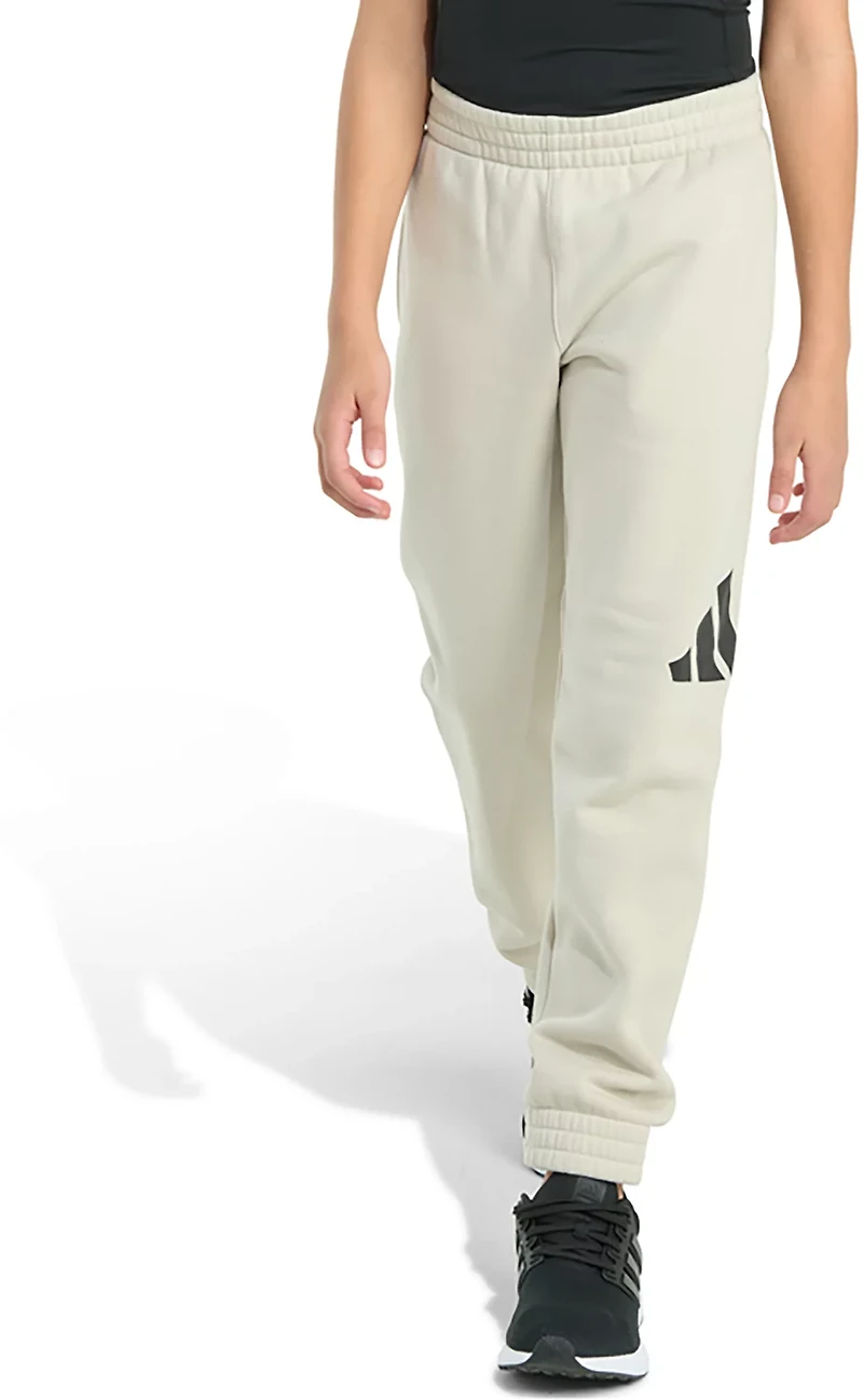 adidas Boys' Essential Big Logo Fleece Joggers