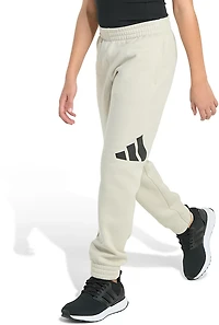 adidas Boys' Essential Big Logo Fleece Joggers